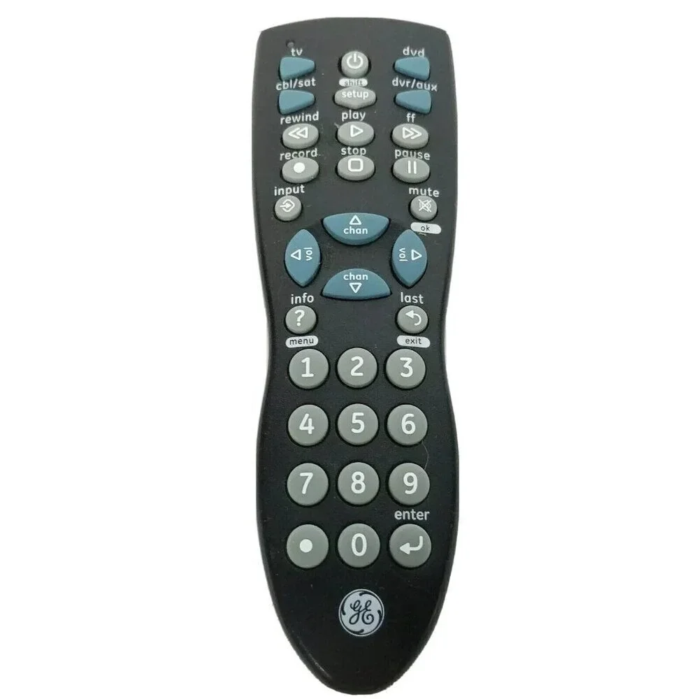 GE Universal TV DVD Remote Control 24944 V2